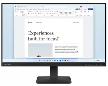 LENOVO L24-4E 23.8" WLED (1920X1080) IPS/250NITS/100HZ/4MS/99% SRGB/HDMI 1.4/VGA (3YEAR WARRANTY)